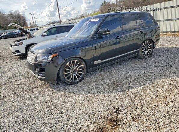 SALGS2EF2GA295293 2016 LAND ROVER RANGE Black Przód lewy