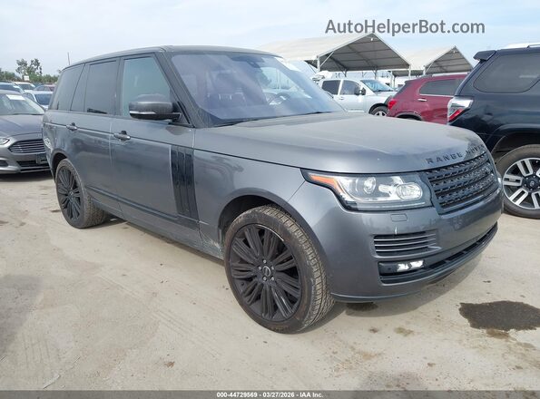 SALGS2EF3GA305572 2016 LAND ROVER RANGE ROVER Gray Front right