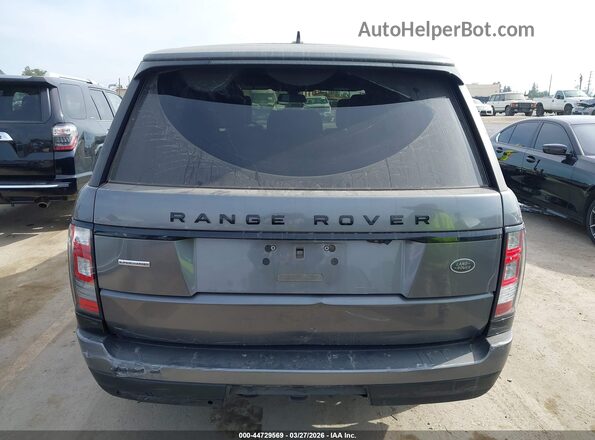 SALGS2EF3GA305572 2016 LAND ROVER RANGE ROVER Gray 