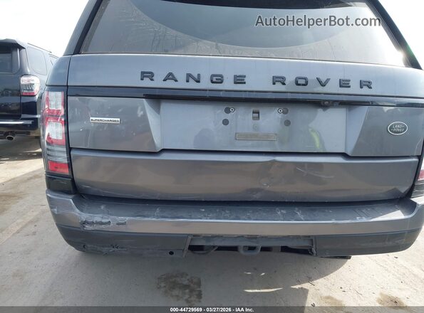 SALGS2EF3GA305572 2016 LAND ROVER RANGE ROVER Gray Front view