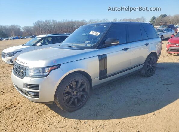 SALGS2FE7HA349453 2017 LAND ROVER RANGE Silver Przód lewy