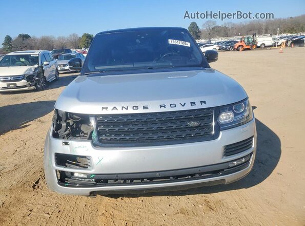 SALGS2FE7HA349453 2017 LAND ROVER RANGE Silver Widok z przodu