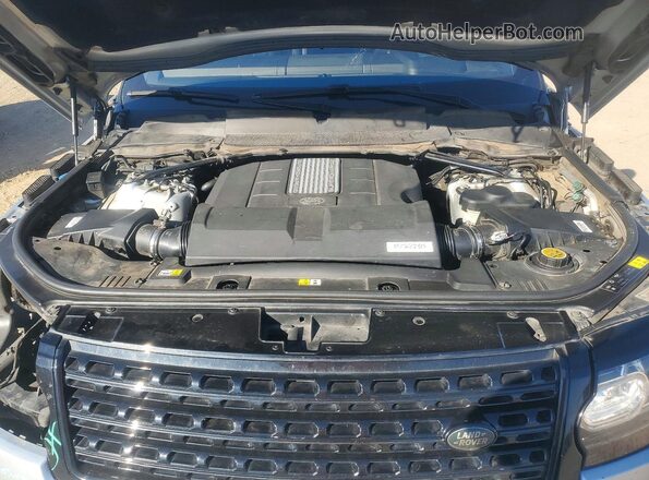 SALGS2FE7HA349453 2017 LAND ROVER RANGE Silver Widok komory silnika