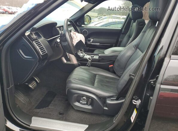 SALGS2FV5HA370978 2017 LAND ROVER RANGE Black Vista interior delantera