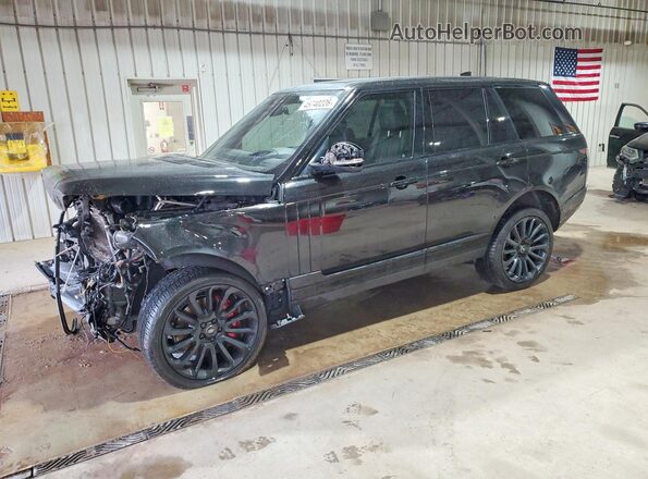 SALGS2FV5HA370978 2017 LAND ROVER RANGE Black Vista tres cuartos delantera izquierda