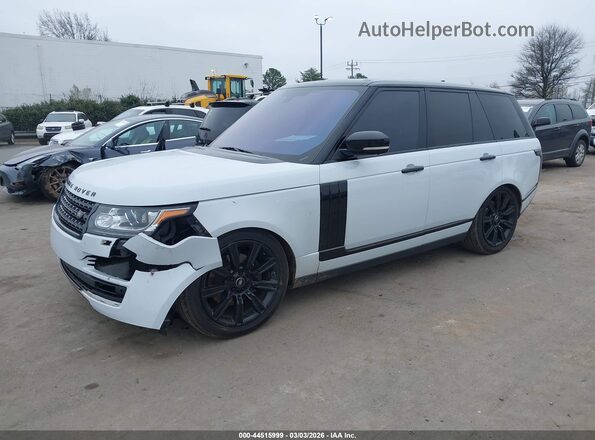 SALGS2KF7GA249558 2016 LAND ROVER RANGE ROVER White Przód lewy