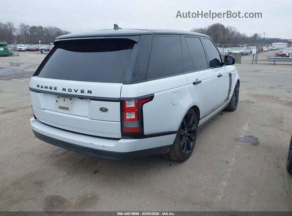 SALGS2KF7GA249558 2016 LAND ROVER RANGE ROVER White Tył prawy
