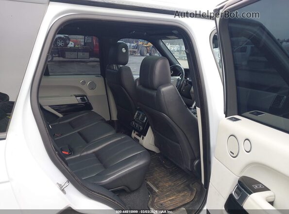 SALGS2KF7GA249558 2016 LAND ROVER RANGE ROVER White Widok naklejki z numerem VIN