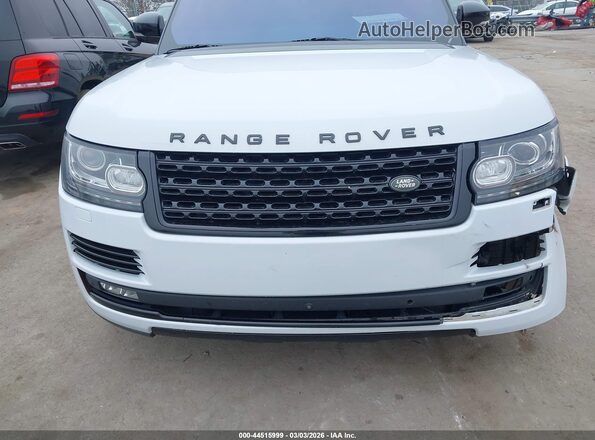 SALGS2KF7GA249558 2016 LAND ROVER RANGE ROVER White 