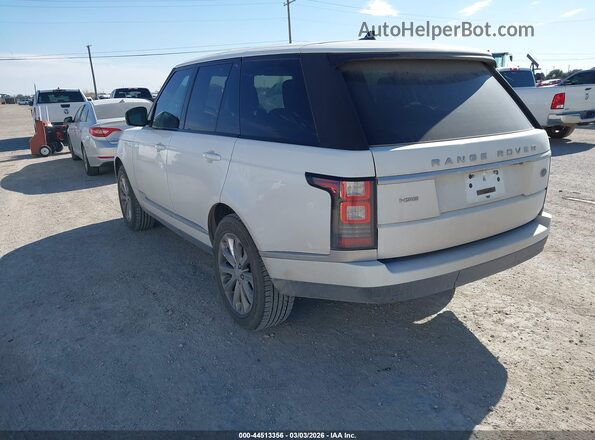 SALGS2PF0GA310483 2016 LAND ROVER RANGE ROVER White Rear left