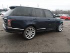 2016 Land Rover Range Rover 3.0l V6 Supercharged Hse Dark Blue vin: SALGS2PF2GA285523