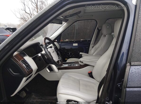SALGS2PF2GA285523 2016 LAND ROVER RANGE ROVER Dark Blue Widok wnętrza z przodu