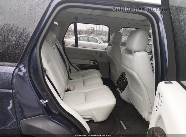 SALGS2PF2GA285523 2016 LAND ROVER RANGE ROVER Dark Blue Widok naklejki z numerem VIN