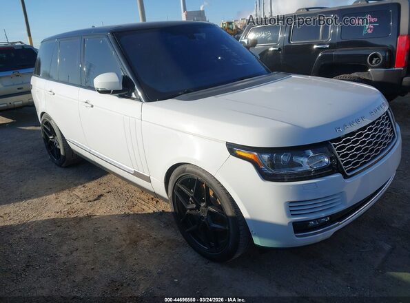 SALGS2PF8GA290323 2016 LAND ROVER RANGE ROVER White Przód prawy