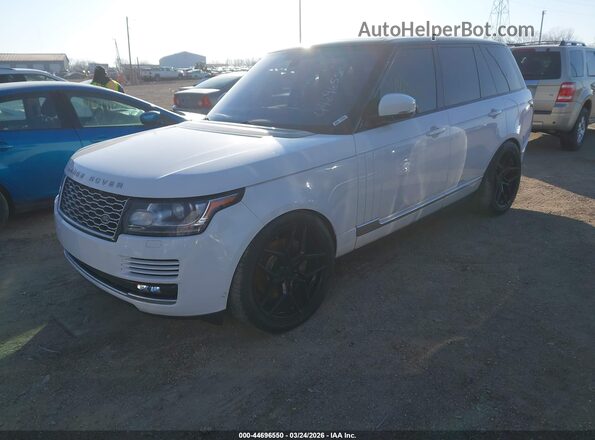 SALGS2PF8GA290323 2016 LAND ROVER RANGE ROVER White Przód lewy