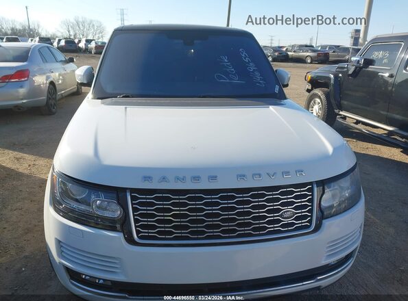 SALGS2PF8GA290323 2016 LAND ROVER RANGE ROVER White Widok zestawu wskaźników