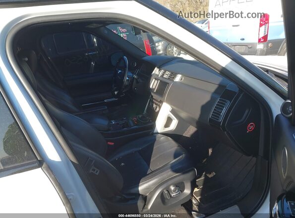 SALGS2PF8GA290323 2016 LAND ROVER RANGE ROVER White Widok wnętrza z przodu