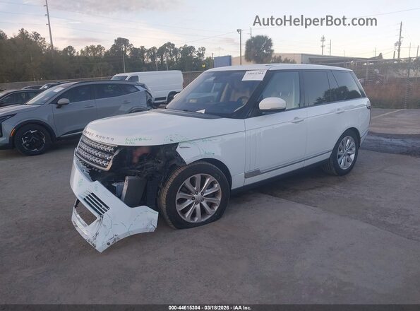 SALGS2PFXGA309048 2016 LAND ROVER RANGE ROVER White წინა მარცხენა ხედი სამი მეოთხედიდან