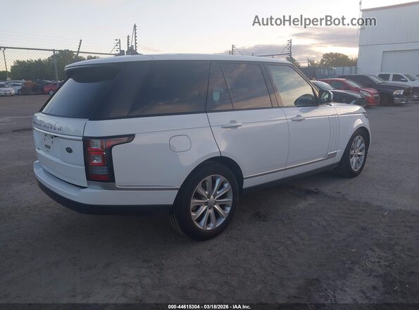 SALGS2PFXGA309048 2016 LAND ROVER RANGE ROVER White უკანა მარჯვენა
