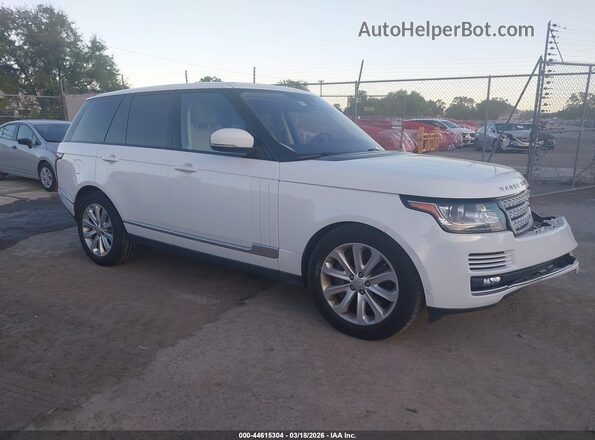 SALGS2PFXGA309048 2016 LAND ROVER RANGE ROVER White წინა მარჯვენა