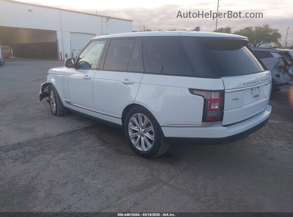 SALGS2PFXGA309048 2016 LAND ROVER RANGE ROVER White უკანა მარცხენა