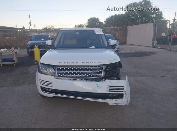 SALGS2PFXGA309048 2016 LAND ROVER RANGE ROVER White ხელსაწყოთა პანელის ხედი