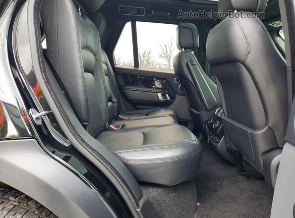SALGS2RE3KA524347 2019 LAND ROVER RANGE Black Widok wnętrza z tyłu