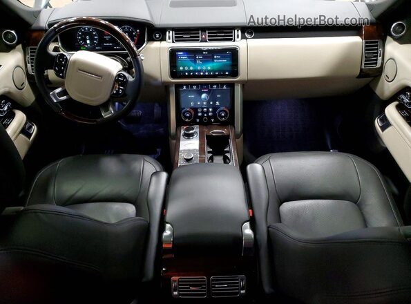 SALGS2RE5KA560816 2019 LAND ROVER RANGE Gray Vista del salpicadero