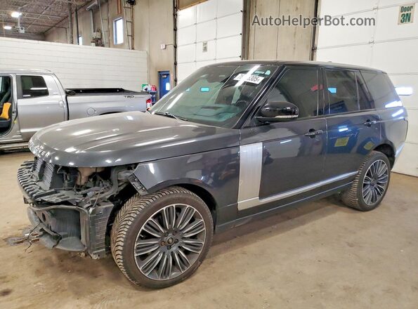 SALGS2RE5KA560816 2019 LAND ROVER RANGE Gray Vista tres cuartos delantera izquierda