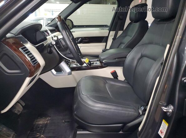 SALGS2RE5KA560816 2019 LAND ROVER RANGE Gray Vista interior delantera