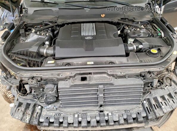 SALGS2RE5KA560816 2019 LAND ROVER RANGE Gray Vista del compartimento del motor