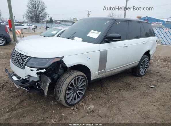 SALGS2RU0MA431912 2021 LAND ROVER RANGE ROVER White წინა მარცხენა ხედი სამი მეოთხედიდან