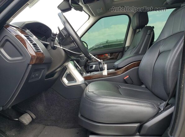 SALGS2RU1LA580912 2020 LAND ROVER RANGE Черный Вид салона спереди