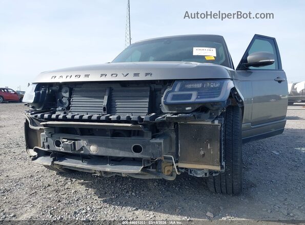 SALGS2RU1MA446418 2021 LAND ROVER RANGE ROVER Gray Widok z przodu