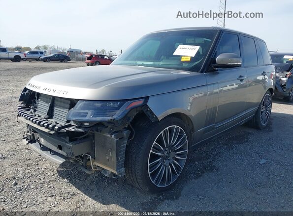 SALGS2RU1MA446418 2021 LAND ROVER RANGE ROVER Gray Przód lewy