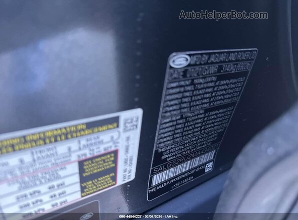 SALGS2RU2MA434021 2021 LAND ROVER RANGE ROVER Gray Widok komory silnika