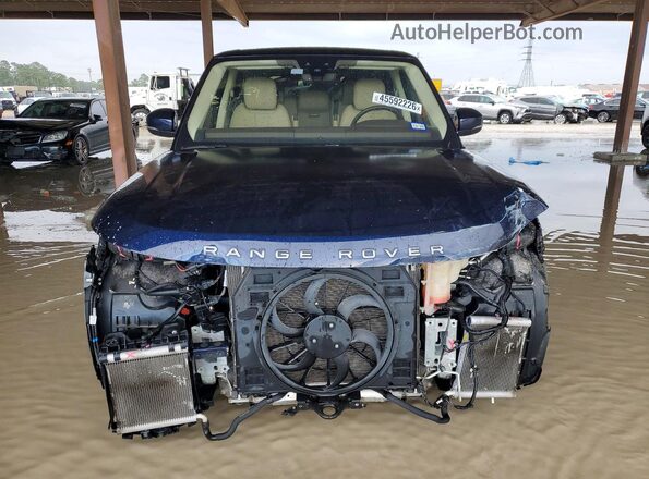 SALGS2RU3NA468230 2022 LAND ROVER RANGE Blue Vista frontal