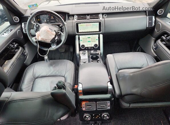 SALGS2RU4LA598840 2020 LAND ROVER RANGE Gray Widok deski rozdzielczej