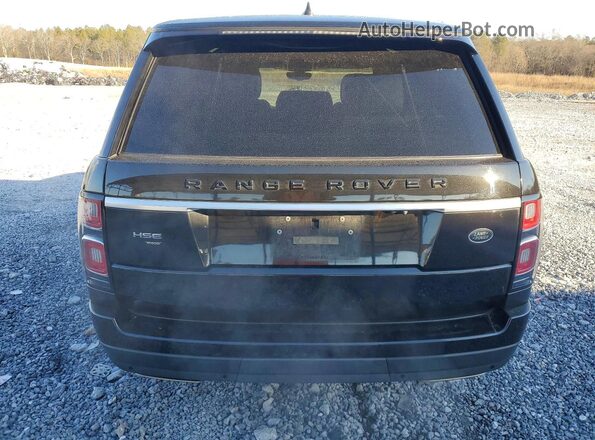 SALGS2RU6LA595051 2020 LAND ROVER RANGE Black უკანა ხედი