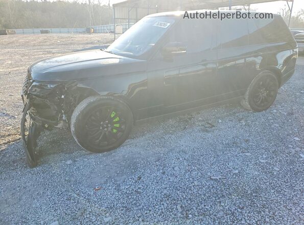 SALGS2RU6LA595051 2020 LAND ROVER RANGE Black წინა მარცხენა ხედი სამი მეოთხედიდან