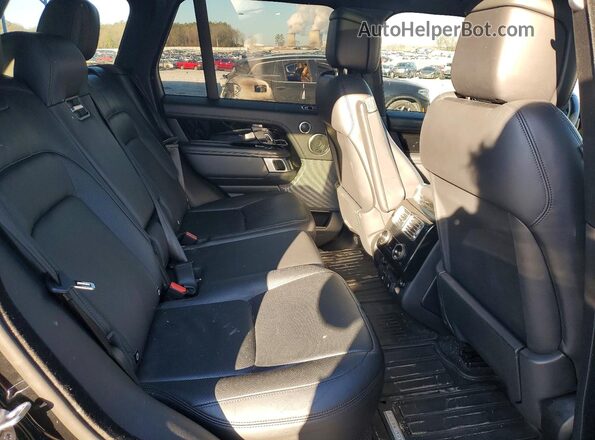 SALGS2RU6LA595051 2020 LAND ROVER RANGE Black უკანა სავარძლების ხედი