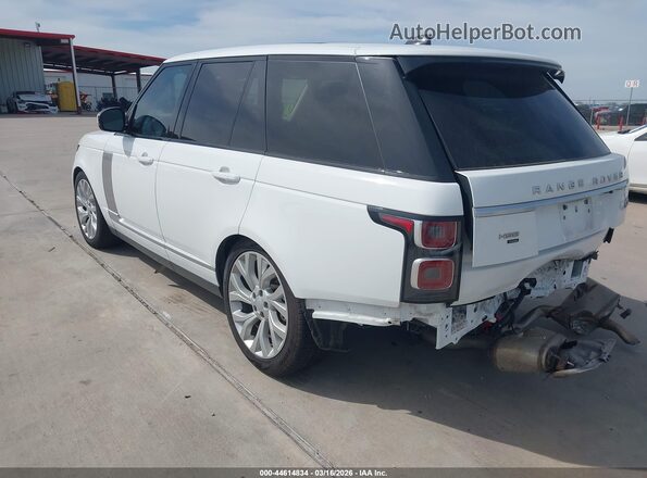 SALGS2RU6NA462776 2022 LAND ROVER RANGE ROVER White Rear left