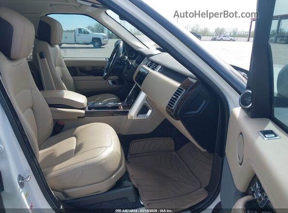 SALGS2RU6NA462776 2022 LAND ROVER RANGE ROVER White Front interior view