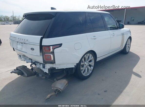 SALGS2RU6NA462776 2022 LAND ROVER RANGE ROVER White Rear right