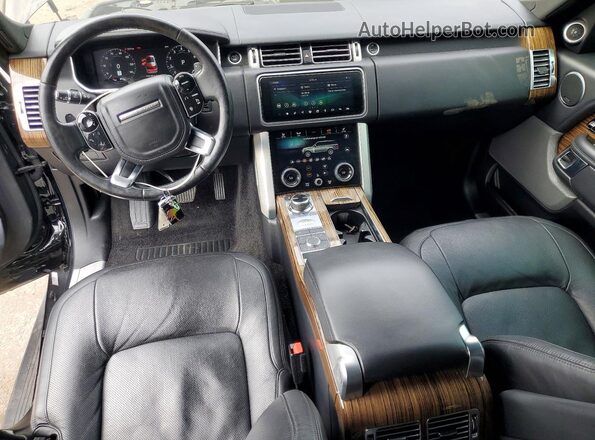 SALGS2SV0JA392513 2018 LAND ROVER RANGE Черный Вид панели приборов