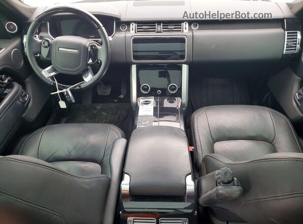 SALGS2SV3KA556225 2019 LAND ROVER RANGE Gray Widok deski rozdzielczej