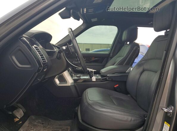 SALGS2SV3KA556225 2019 LAND ROVER RANGE Gray Widok wnętrza z przodu