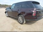 2018 Land Rover Range Rover 3.0l V6 Supercharged Hse Темно-бордовый vin: SALGS2SV6JA389325