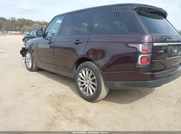 SALGS2SV6JA389325 2018 LAND ROVER RANGE ROVER Темно-бордовый Задняя левая четверть