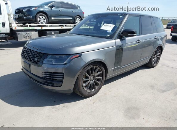 SALGS2SVXKA538112 2019 LAND ROVER RANGE ROVER Gray Առջևի ձախ երեք քառորդ տեսարան